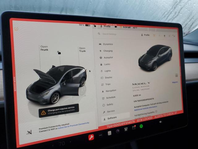 Photo 8 VIN: 7SAYGDEE4PF914079 - TESLA MODEL Y 