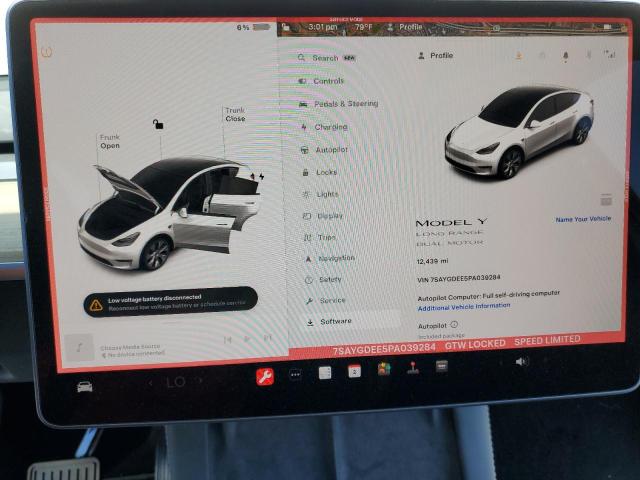 Photo 8 VIN: 7SAYGDEE5PA039284 - TESLA MODEL Y 