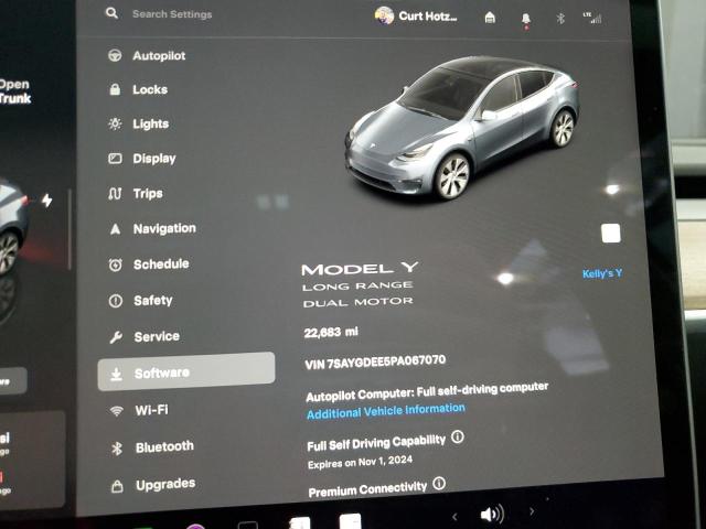 Photo 8 VIN: 7SAYGDEE5PA067070 - TESLA MODEL Y 