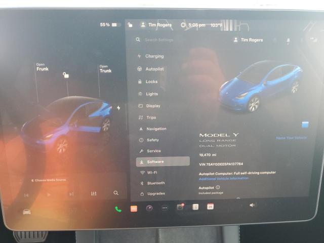 Photo 8 VIN: 7SAYGDEE5PA137764 - TESLA MODEL Y 