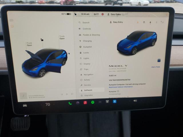 Photo 8 VIN: 7SAYGDEE5PA206758 - TESLA MODEL Y 