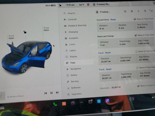 Photo 8 VIN: 7SAYGDEE5PF673357 - TESLA MODEL Y 