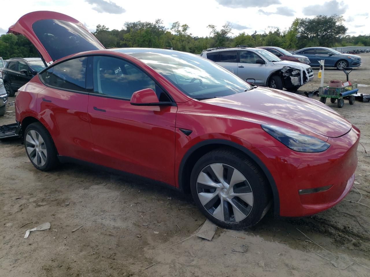 Photo 3 VIN: 7SAYGDEE5PF790601 - TESLA MODEL Y 