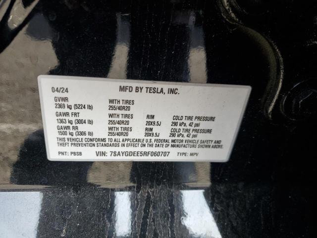 Photo 13 VIN: 7SAYGDEE5RF060707 - TESLA MODEL Y 