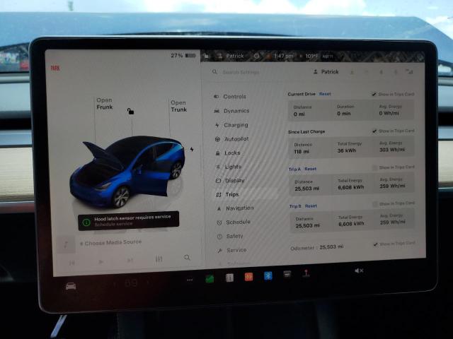 Photo 8 VIN: 7SAYGDEE6NA007294 - TESLA MODEL Y 