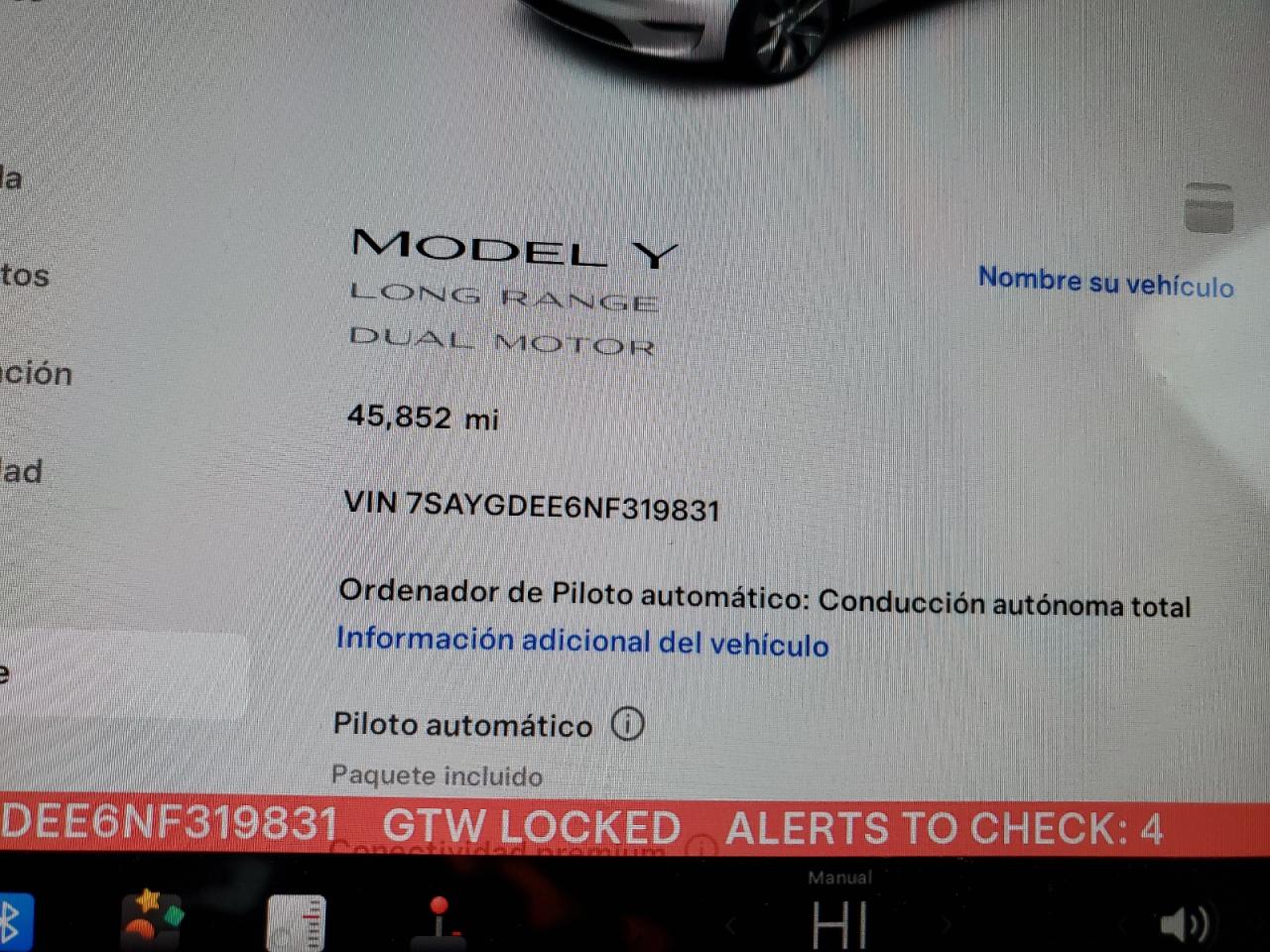 Photo 8 VIN: 7SAYGDEE6NF319831 - TESLA MODEL Y 