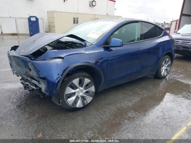 Photo 1 VIN: 7SAYGDEE6NF344812 - TESLA MODEL Y 