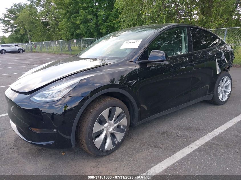 Photo 1 VIN: 7SAYGDEE6NF450905 - TESLA MODEL Y 