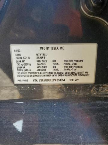 Photo 12 VIN: 7SAYGDEE6PA058054 - TESLA MODEL Y 