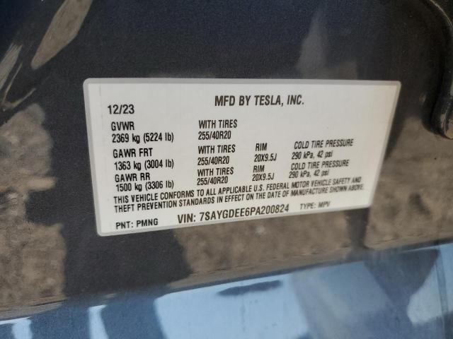 Photo 12 VIN: 7SAYGDEE6PA200824 - TESLA MODEL Y 