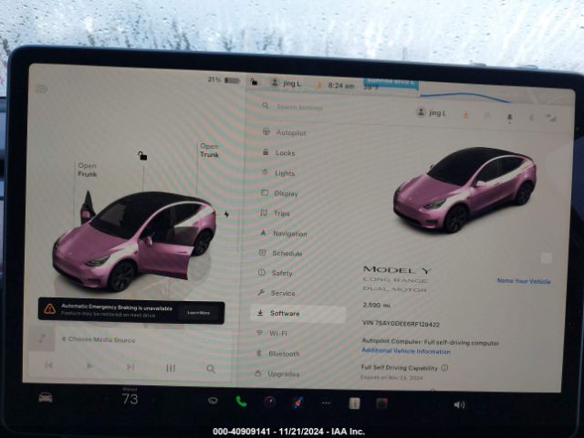 Photo 6 VIN: 7SAYGDEE6RF129422 - TESLA MODEL Y 