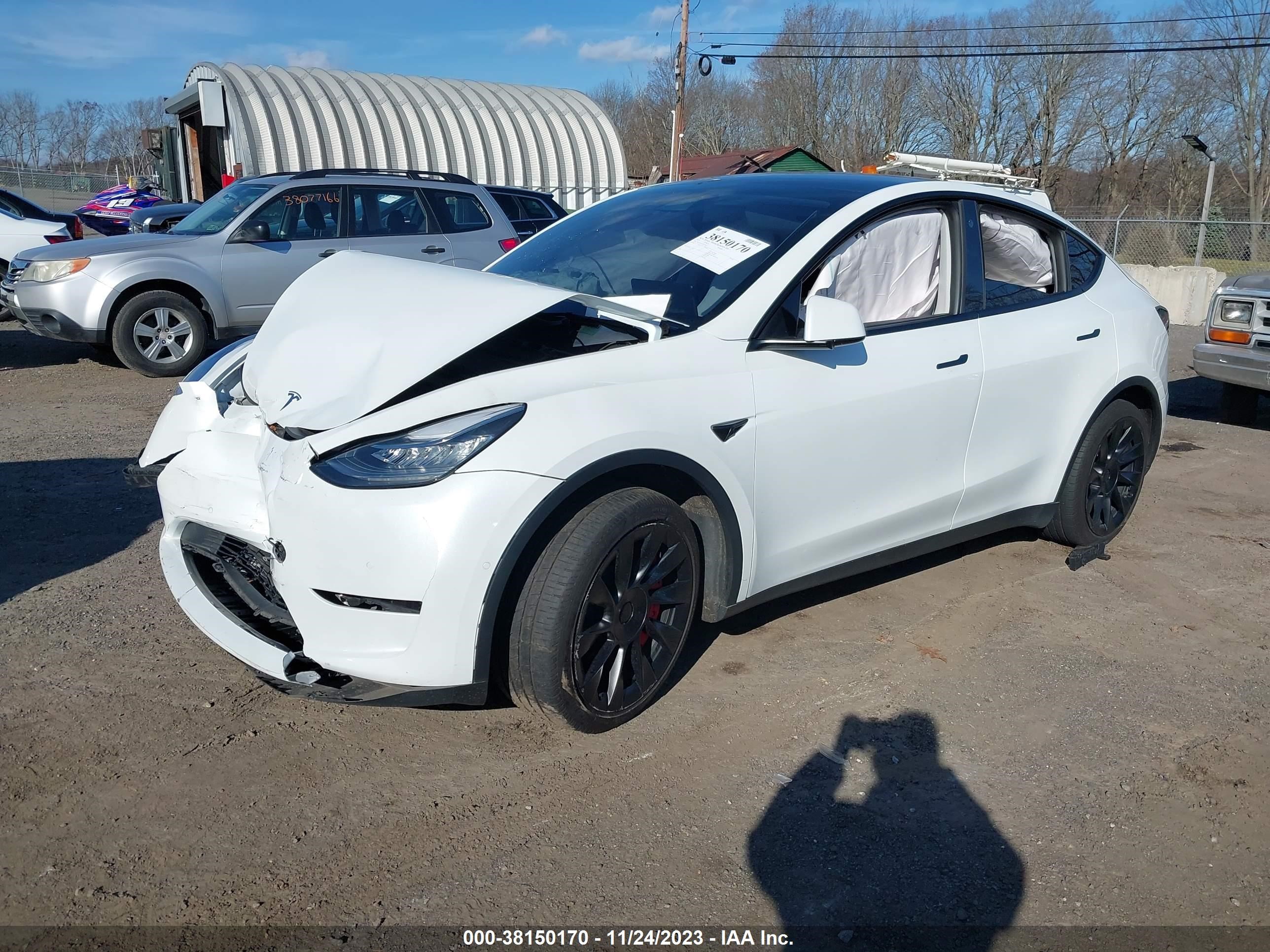 Photo 1 VIN: 7SAYGDEE7NF339537 - TESLA MODEL Y 