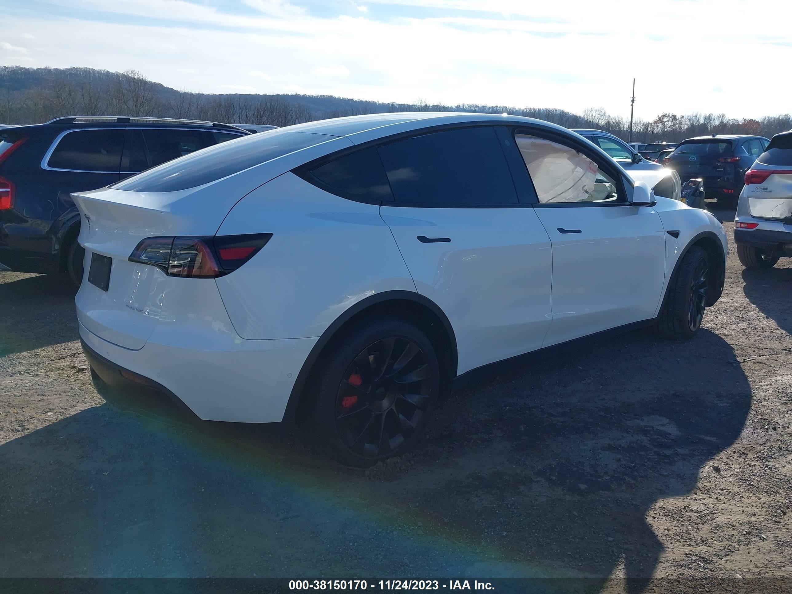 Photo 3 VIN: 7SAYGDEE7NF339537 - TESLA MODEL Y 