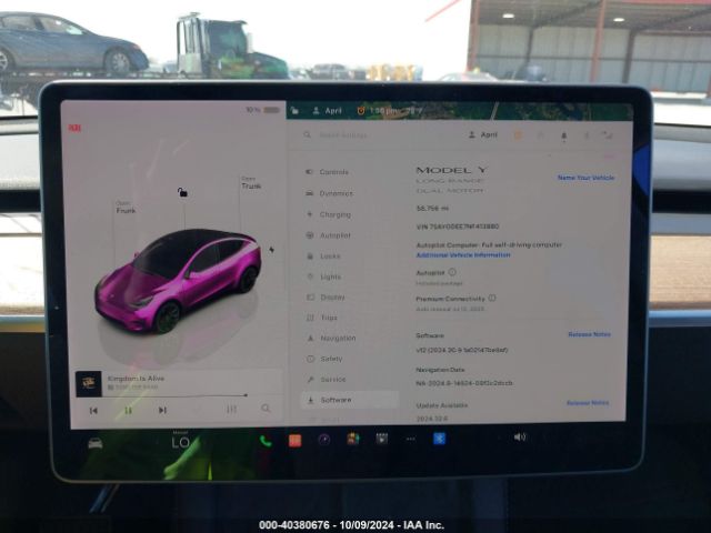 Photo 6 VIN: 7SAYGDEE7NF413880 - TESLA MODEL Y 