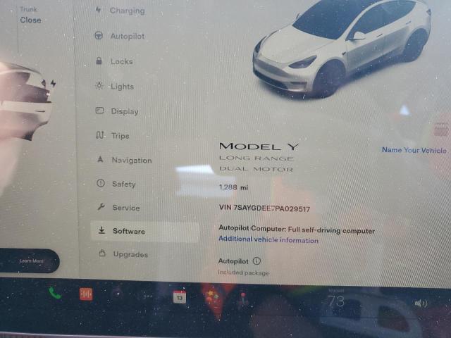 Photo 8 VIN: 7SAYGDEE7PA029517 - TESLA MODEL Y 