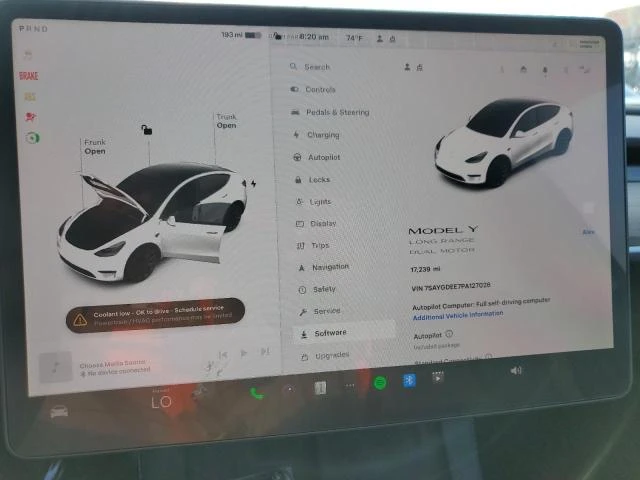 Photo 8 VIN: 7SAYGDEE7PA127026 - TESLA MODEL Y 