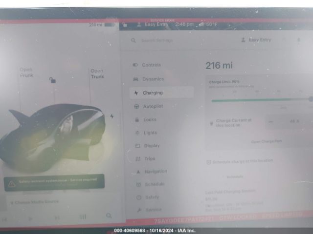 Photo 6 VIN: 7SAYGDEE7PA172421 - TESLA MODEL Y 