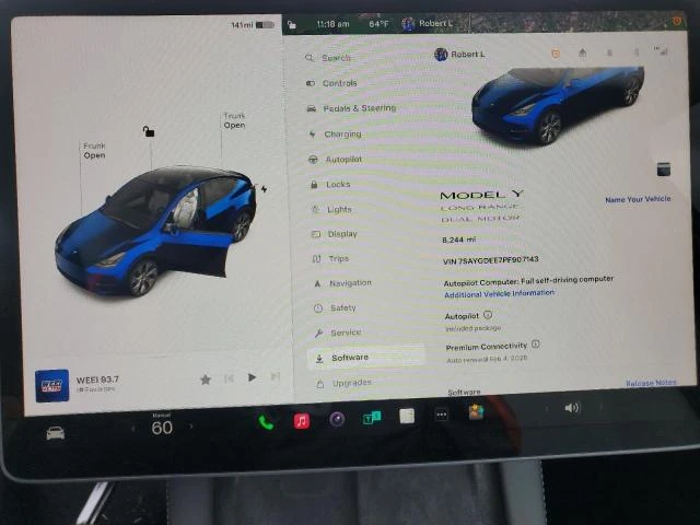 Photo 8 VIN: 7SAYGDEE7PF907143 - TESLA MODEL Y 