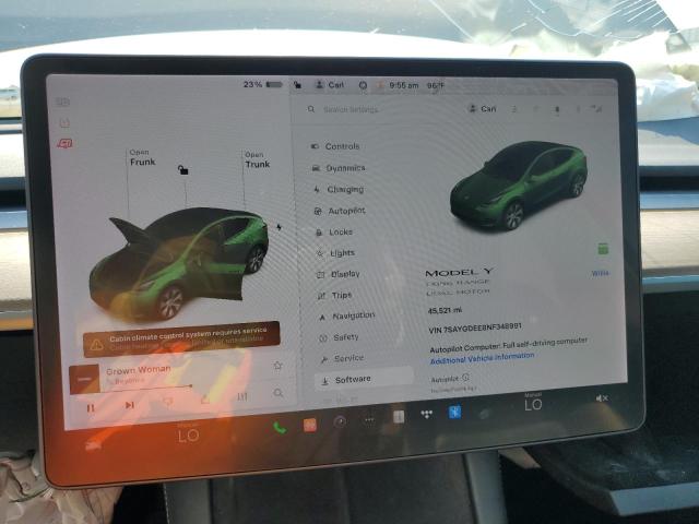 Photo 8 VIN: 7SAYGDEE8NF348991 - TESLA MODEL Y 