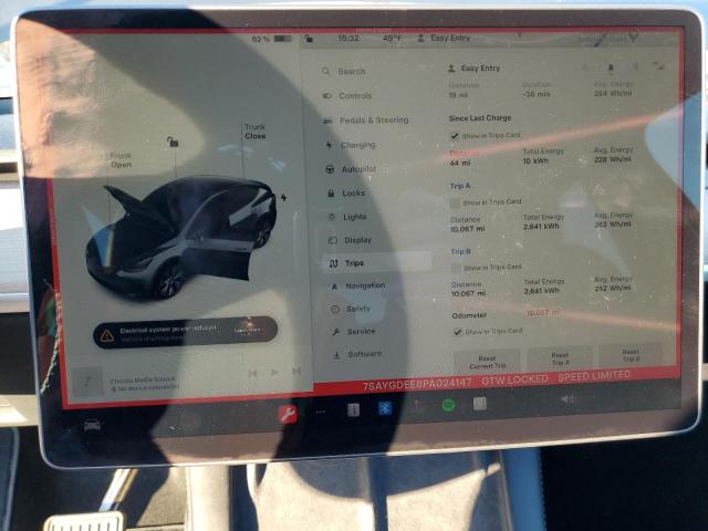 Photo 8 VIN: 7SAYGDEE8PA024147 - TESLA MODEL Y 