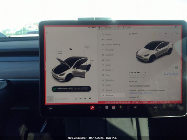 Photo 6 VIN: 7SAYGDEE8PA036248 - TESLA MODEL Y 