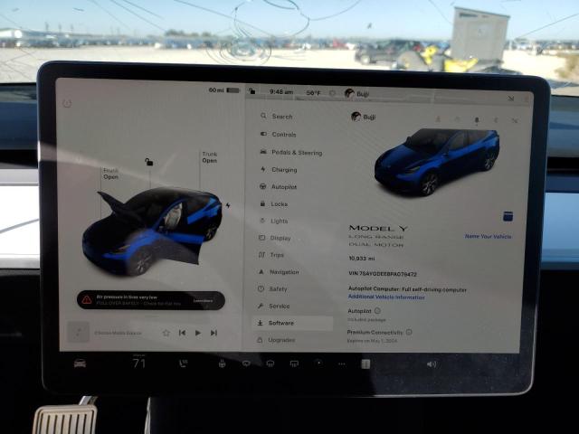 Photo 8 VIN: 7SAYGDEE8PA079472 - TESLA MODEL Y 