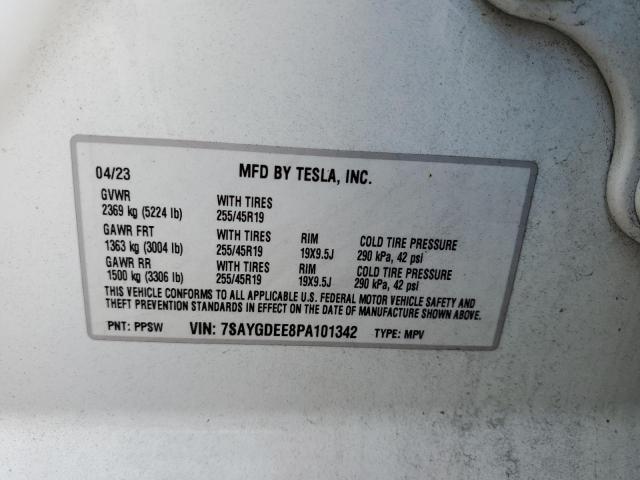 Photo 12 VIN: 7SAYGDEE8PA101342 - TESLA MISC PARTS 