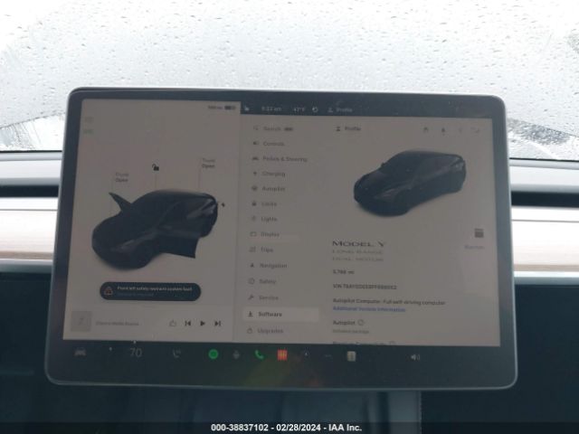 Photo 6 VIN: 7SAYGDEE8PF689052 - TESLA MODEL Y 