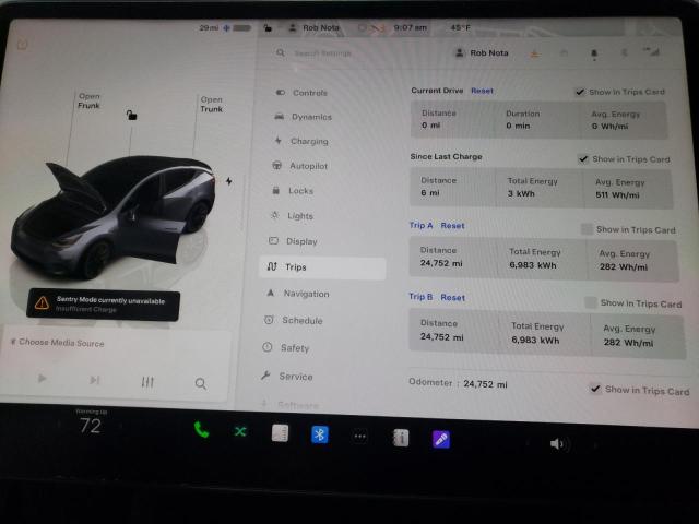 Photo 8 VIN: 7SAYGDEE9NA019181 - TESLA MODEL Y 