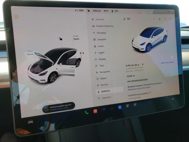 Photo 8 VIN: 7SAYGDEE9NF402511 - TESLA MODEL Y 