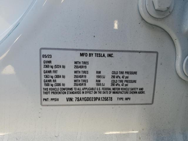 Photo 12 VIN: 7SAYGDEE9PA126878 - TESLA MODEL Y 