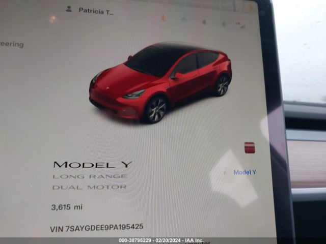 Photo 6 VIN: 7SAYGDEE9PA195425 - TESLA MODEL Y 