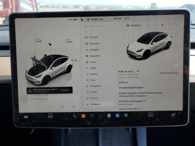 Photo 8 VIN: 7SAYGDEE9PF595276 - TESLA MODEL Y 