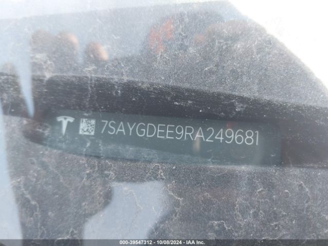 Photo 8 VIN: 7SAYGDEE9RA249681 - TESLA MODEL Y 