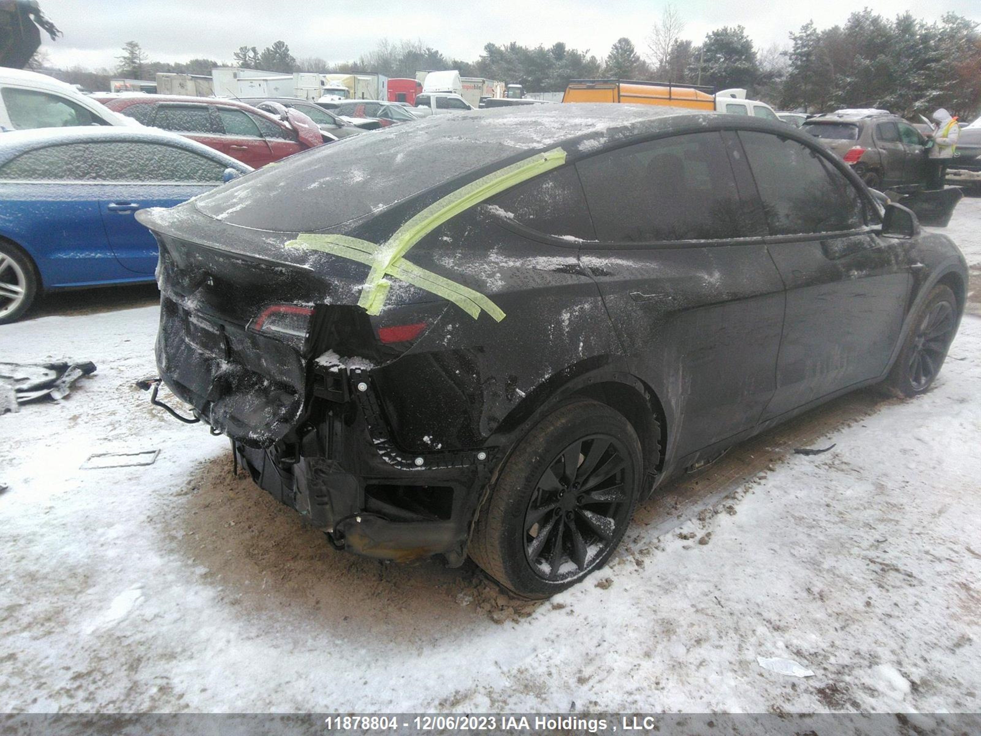 Photo 3 VIN: 7SAYGDEEXNF389123 - TESLA MODEL Y 