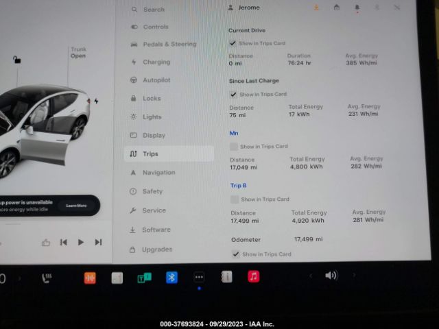 Photo 6 VIN: 7SAYGDEEXNF425781 - TESLA MODEL Y 