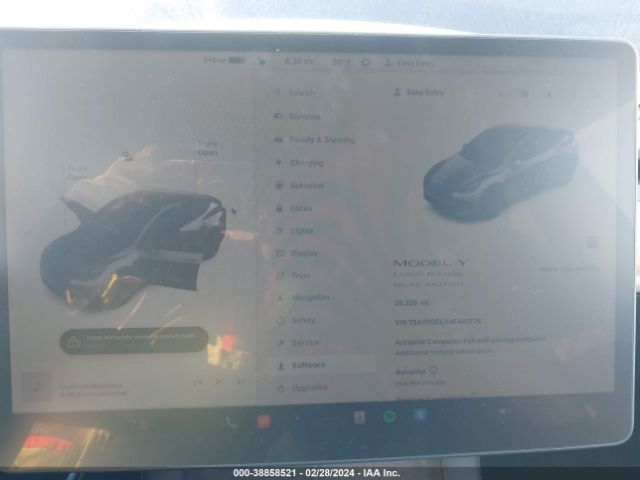 Photo 6 VIN: 7SAYGDEEXNF461776 - TESLA MODEL Y 