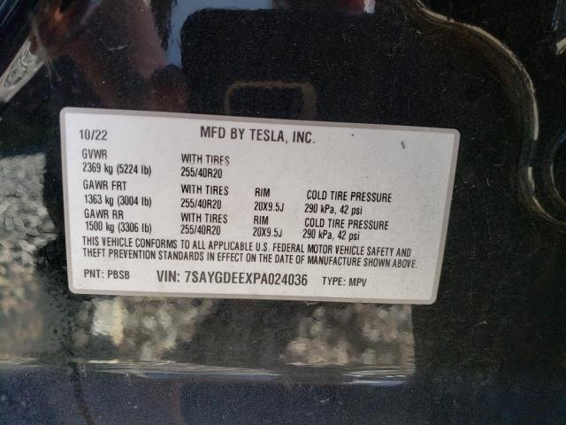 Photo 12 VIN: 7SAYGDEEXPA024036 - TESLA MODEL Y 