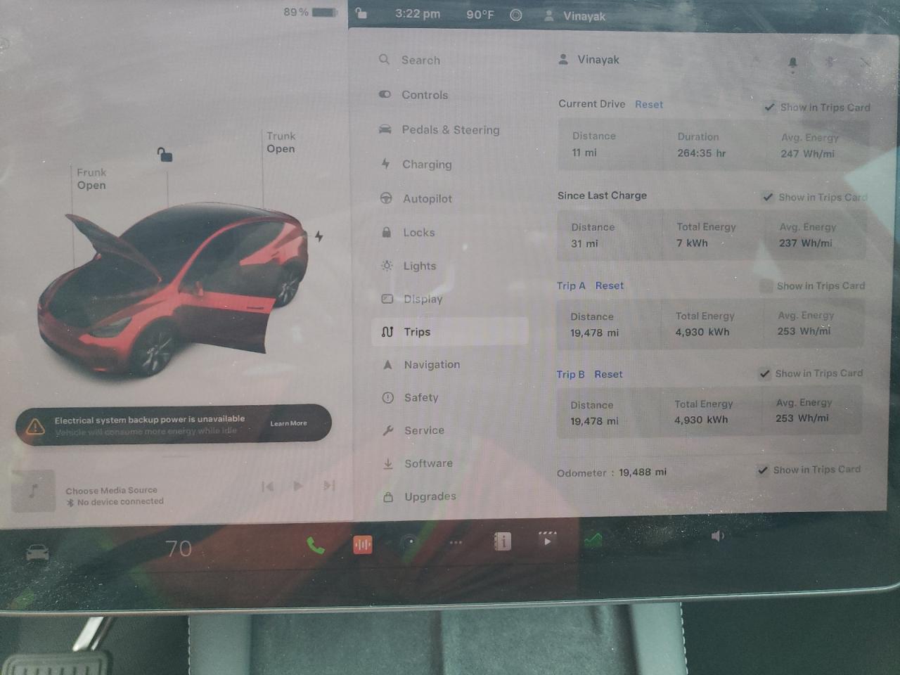 Photo 8 VIN: 7SAYGDEEXPA064181 - TESLA MODEL Y 