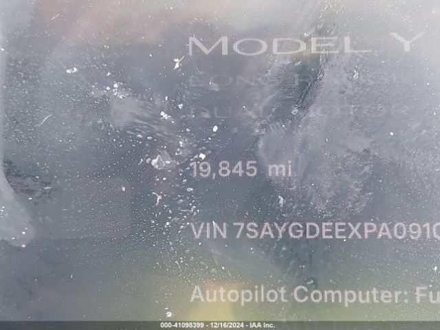 Photo 6 VIN: 7SAYGDEEXPA091039 - TESLA MODEL Y 