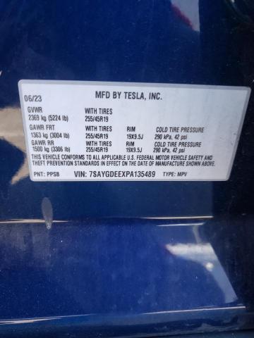 Photo 11 VIN: 7SAYGDEEXPA135489 - TESLA MODEL Y 