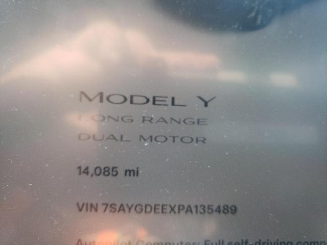 Photo 8 VIN: 7SAYGDEEXPA135489 - TESLA MODEL Y 