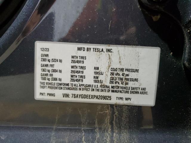 Photo 12 VIN: 7SAYGDEEXPA209025 - TESLA MODEL Y 