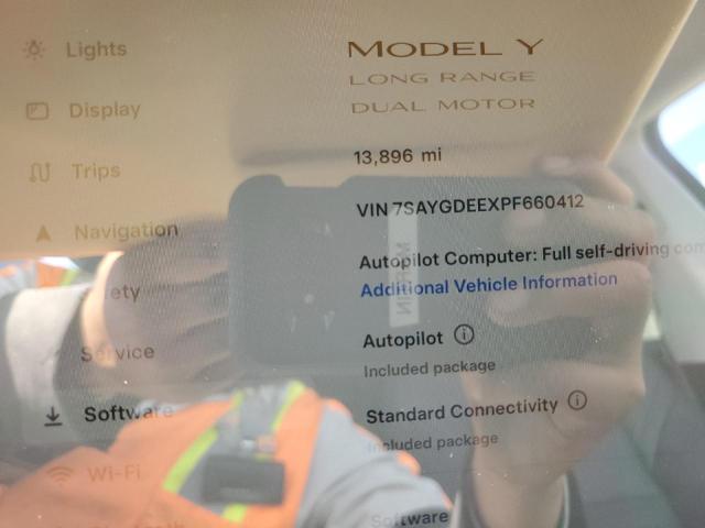 Photo 8 VIN: 7SAYGDEEXPF660412 - TESLA MODEL Y 