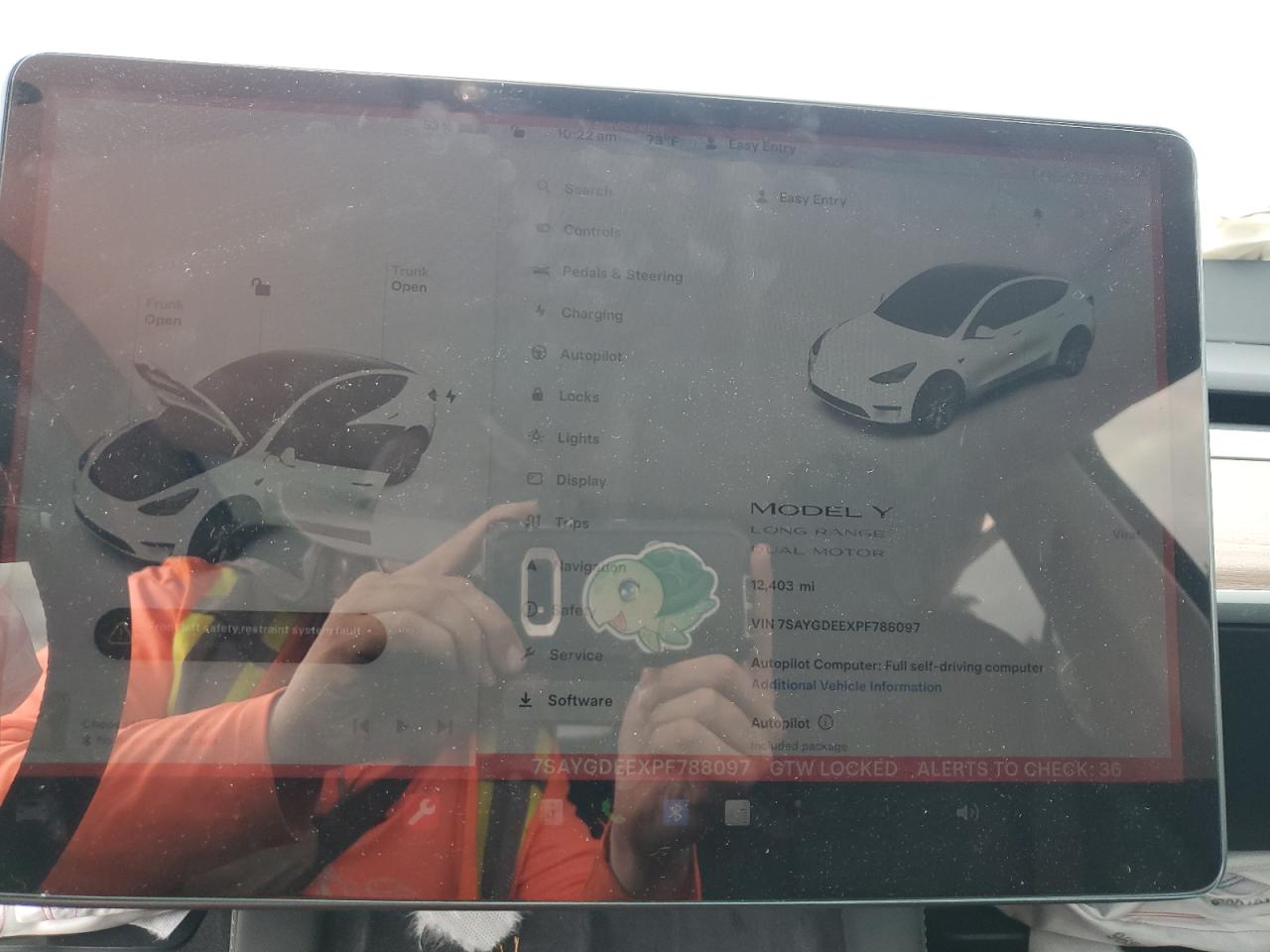 Photo 8 VIN: 7SAYGDEEXPF788097 - TESLA MODEL Y 