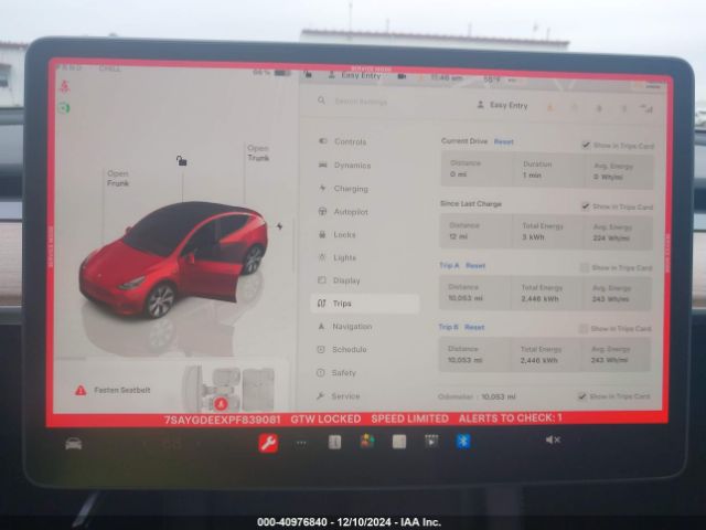 Photo 6 VIN: 7SAYGDEEXPF839081 - TESLA MODEL Y 