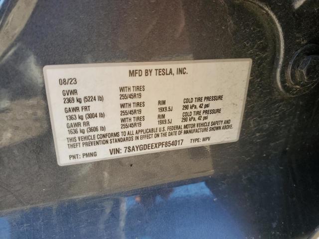 Photo 11 VIN: 7SAYGDEEXPF854017 - TESLA MODEL Y 