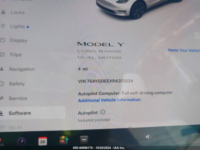 Photo 6 VIN: 7SAYGDEEXRA313534 - TESLA MODEL Y 