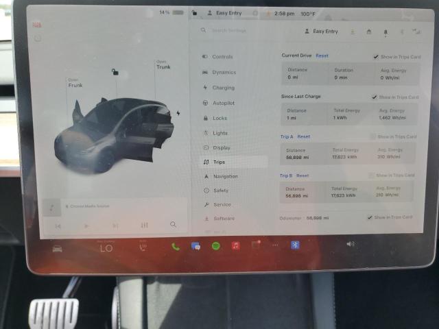 Photo 8 VIN: 7SAYGDEF0NF376986 - TESLA MODEL Y 