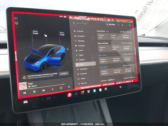 Photo 6 VIN: 7SAYGDEF0NF524067 - TESLA MODEL Y 